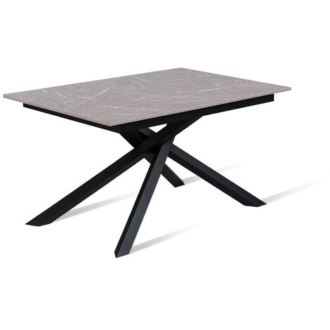 Tavolo Allungabile 140/190x90x76 cm in Melaminico Pulse Antracite