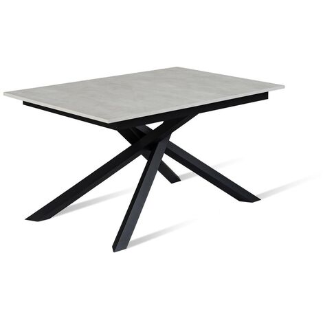Tavolo Allungabile 140/190x90x76 cm in Melaminico Pulse Bianco