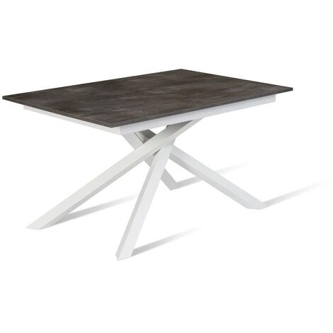 Tavolo Allungabile 140/190x90x76 cm in Melaminico Pulse Grigio