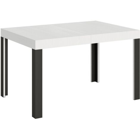 Tavolo Allungabile 140-224x80x77 cm Linea Bianco Frassino