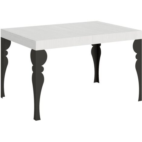 Tavolo Allungabile 140-224x80x77 cm Paxon Bianco Frassino