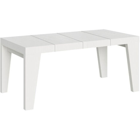 Tavolo allungabile 140/244x90 cm Naxy Premium bianco frassino