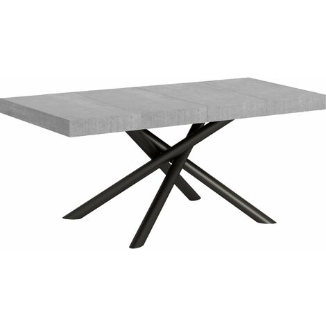 Tavolo Allungabile 140/244x90x77 cm Famas Premium Cemento