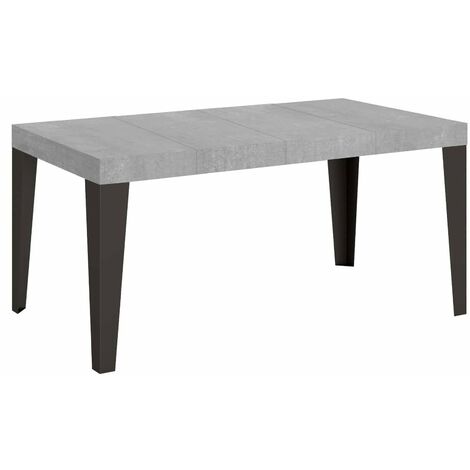 Tavolo Allungabile 140/244x90x77 cm Flame Premium Cemento