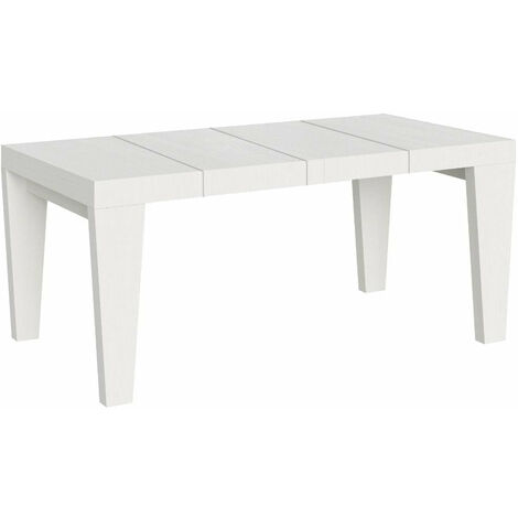 Tavolo Allungabile 140/244x90x77 cm Spimbo Premium Bianco Frassino