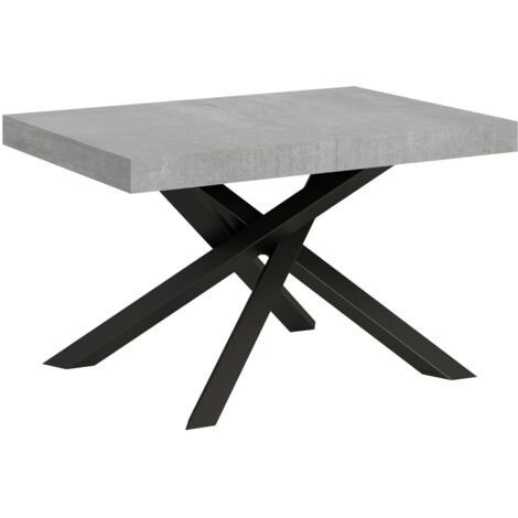 Tavolo Allungabile 140-244x90x77 cm Volantis Cemento