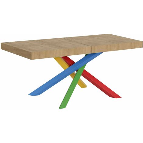 Tavolo Allungabile 140/244x90x77 cm Volantis Premium Quercia Natura