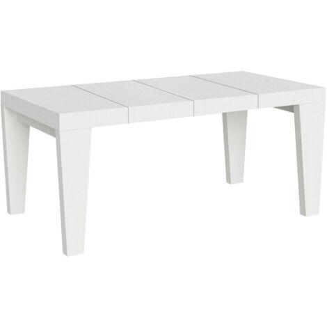 Tavolo allungabile 140/400x90 cm Spimbo Premium bianco frassino