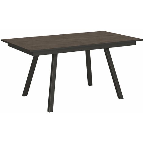 Tavolo Allungabile 160-220x90x74 cm Mirhi piano Noce