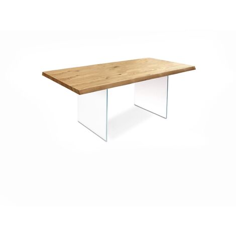 Tavolo Allungabile 160/240x90x76 cm in Rovere Impiallacciato Snooker Naturale