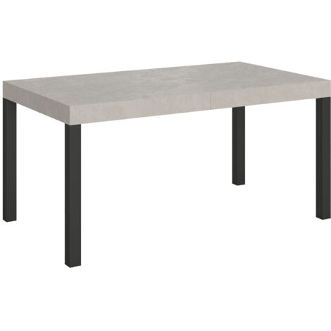 Tavolo allungabile 160/244x80 cm Everyday cashmere gambe antracite