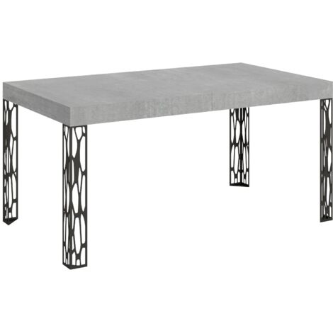 Tavolo Allungabile 160-244x80x77 cm Ghibli Cemento