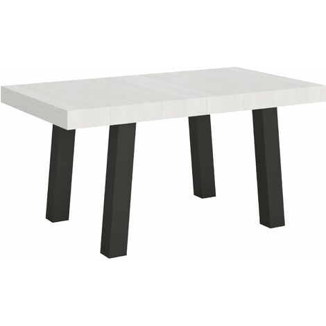 Tavolo Allungabile 160-264x90x77 cm Bridge Bianco Frassino