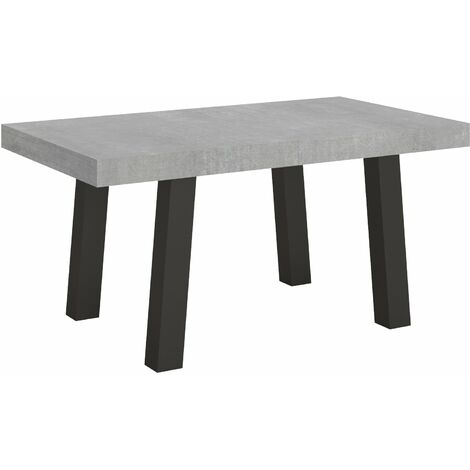 Tavolo Allungabile 160-264x90x77 cm Bridge Cemento