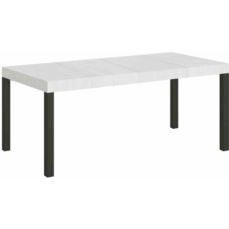 Tavolo Allungabile 160/264x90x77 cm Everyday Premium Bianco Frassino
