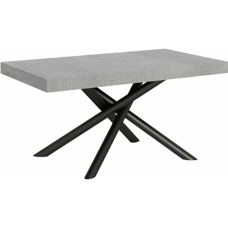 Tavolo Allungabile 160-264x90x77 cm Famas Cemento