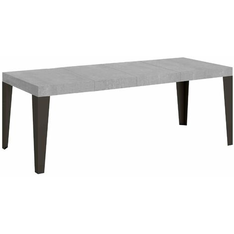 Tavolo Allungabile 160/264x90x77 cm Flame Premium Cemento