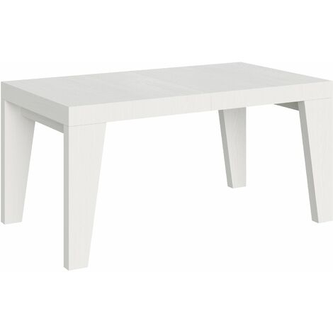 Tavolo Allungabile 160-264x90x77 cm Naxy Bianco Frassino