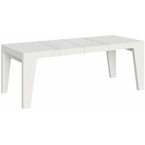Tavolo Allungabile 160/264x90x77 cm Naxy Premium Bianco Frassino