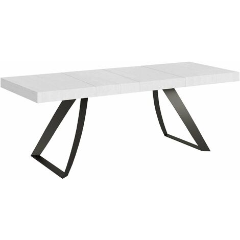 Tavolo Allungabile 160/264x90x77 cm Proxy Premium Bianco Frassino