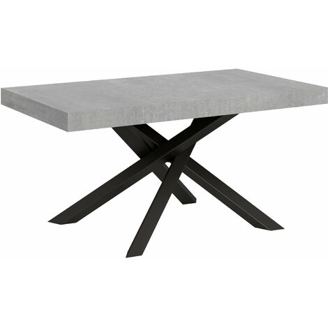 Tavolo Allungabile 160-264x90x77 cm Volantis Cemento