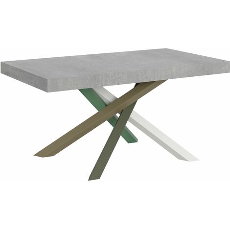 Tavolo Allungabile 160-264x90x77 cm Volantis Cemento