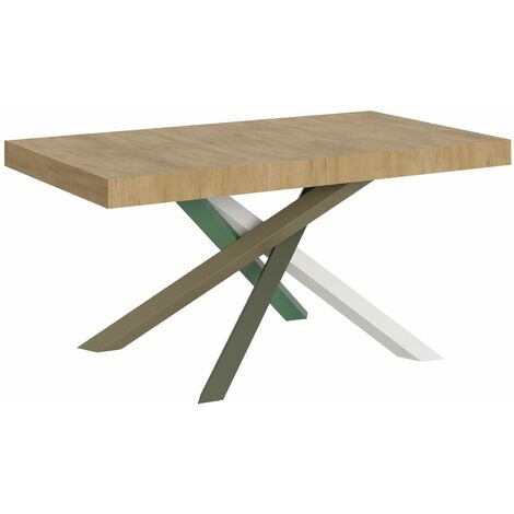Tavolo Allungabile 160-264x90x77 cm Volantis Quercia Naturale