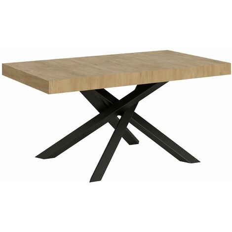 Tavolo Allungabile 160-264x90x77 cm Volantis Quercia Naturale