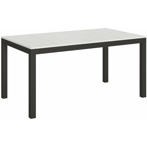 Tavolo Allungabile 160-264x90x80 cm Everyday Evolution Bianco Frassino