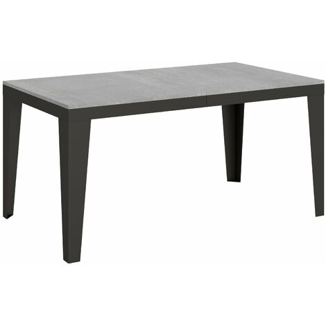 Tavolo Allungabile 160-264x90x80 cm Flame Evolution Cemento