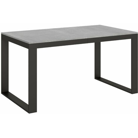 Tavolo Allungabile 160-264x90x80 cm Tecno Evolution Cemento