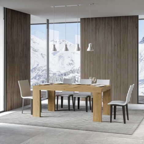 Tavolo allungabile 160/420x90 cm Roxell quercia natura