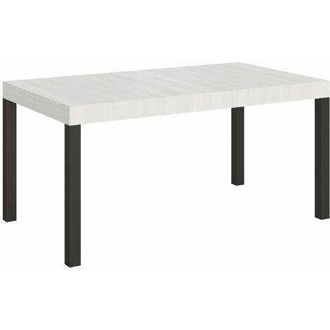 Tavolo Allungabile 160-420x90x77 cm Everyday Bianco Frassino