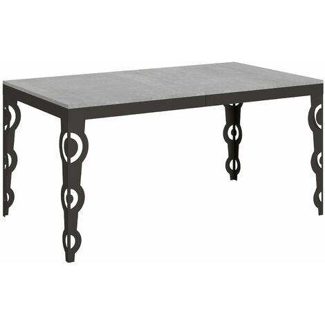 Tavolo Allungabile 160-420x90x77 cm Karamay Evolution Cemento