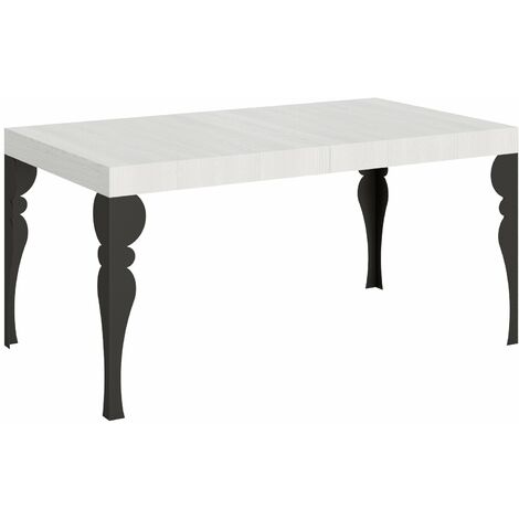 Tavolo Allungabile 160-420x90x77 cm Paxon Bianco Frassino