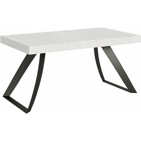Tavolo Allungabile 160-420x90x77 cm Proxy Bianco Frassino