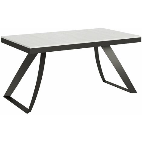 Tavolo Allungabile 160-420x90x77 cm Proxy Evolution Bianco Frassino