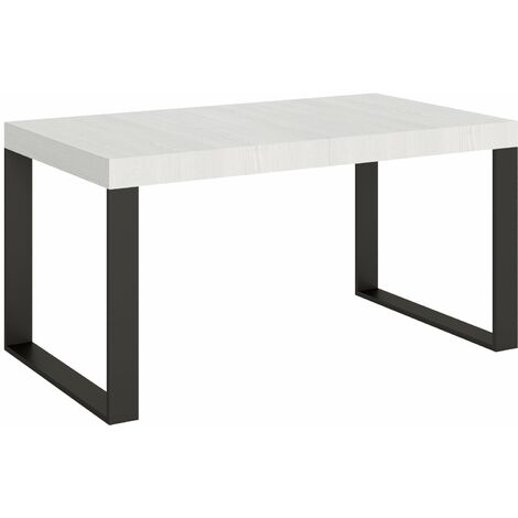 Tavolo Allungabile 160-420x90x77 cm Tecno Bianco Frassino