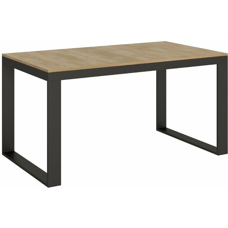 Tavolo Allungabile 160-420x90x77 cm Tecno Evolution Quercia Naturale