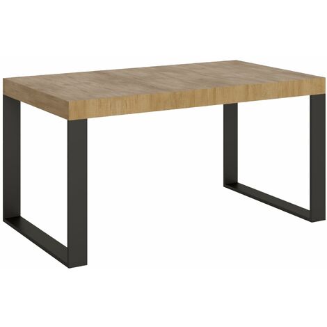 Tavolo Allungabile 160-420x90x77 cm Tecno Premium Quercia Naturale