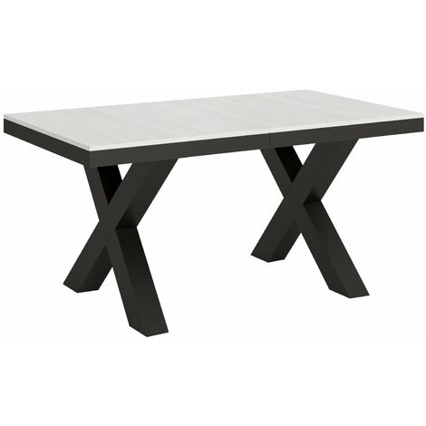 Tavolo Allungabile 160-420x90x77 cm Traffic Evolution Bianco Frassino