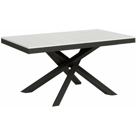 Tavolo Allungabile 160-420x90x77 cm Volantis Evolution Bianco Frassino