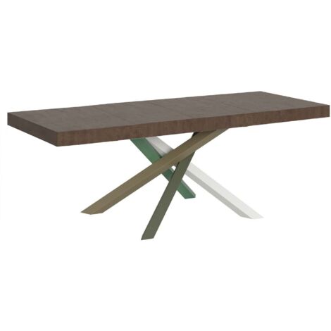 Tavolo Allungabile 160-420x90x77 cm Volantis Premium Noce Telaio 4A