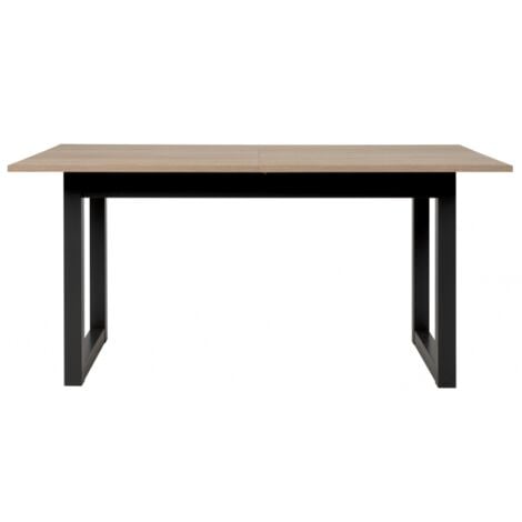 Tavolo allungabile 160x90 cm  rovere chiaro e grigio antracite - Lentini