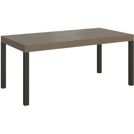 Tavolo allungabile 180/284x90 cm Everyday Premium tortora gambe antracite