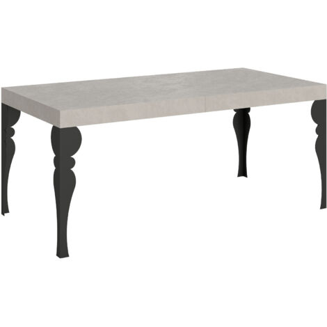 Tavolo allungabile 180/284x90 cm Paxon cashmere gambe antracite