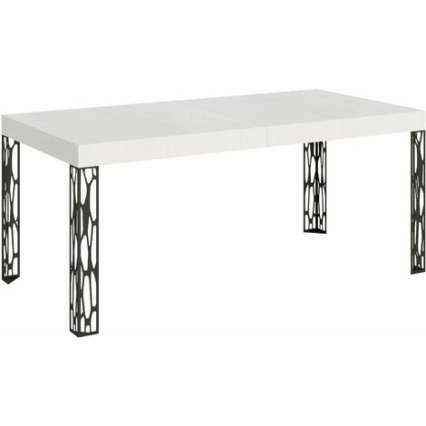 Tavolo Allungabile 180-284x90x77 cm Ghibli Allungabile piano Bianco Frassino