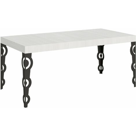 Tavolo Allungabile 180-284x90x77 cm Karamay Bianco Frassino