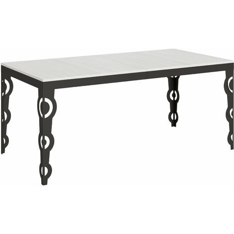 Tavolo Allungabile 180-284x90x80 cm Karamay Evolution Bianco Frassino