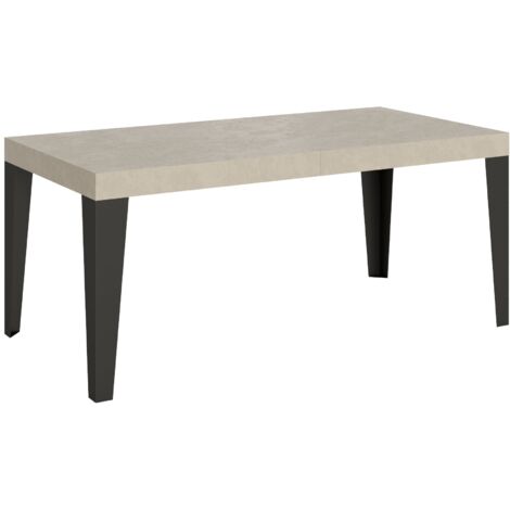 Tavolo Allungabile 180-440x90x77 cm Flame Premium Cashmere Telaio Antracite